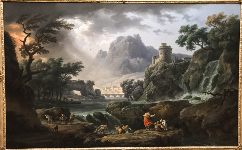 A Mountain Landscape With an Approaching Storm, Claude-Joseph Vernet Dallas Art Museum